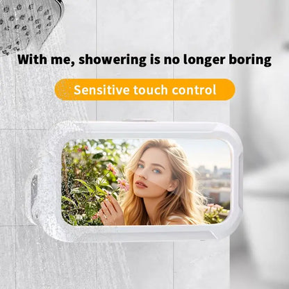 Waterproof Shower Phone Holder – 480° Rotating, Extendable and Adjustable Shower Phone Holder, Waterproof and Anti-Fog Bathroom Wall-Mounted Holder, Suitable for 4–7-Inch Phones
