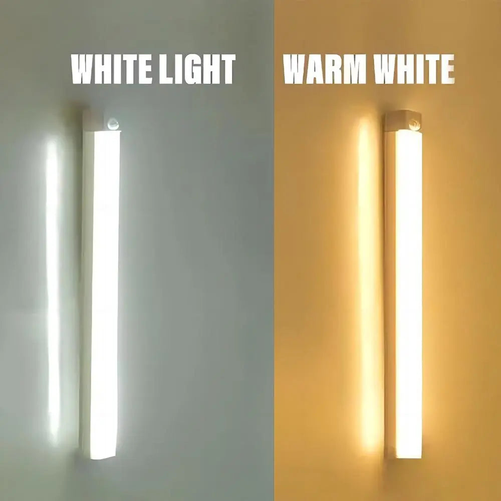 Usb-Rechargeable Wireless Cabinet Light, Smart LED Motion-Sensor Light, Magnetic Self-Adhesive Wardrobe Light, Shelf Lights, Cabinet Lighting, for Dresser, Room and Kitchen Table