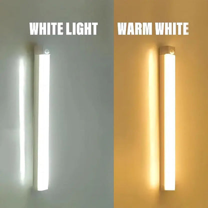 Usb-Rechargeable Wireless Cabinet Light, Smart LED Motion-Sensor Light, Magnetic Self-Adhesive Wardrobe Light, Shelf Lights, Cabinet Lighting, for Dresser, Room and Kitchen Table