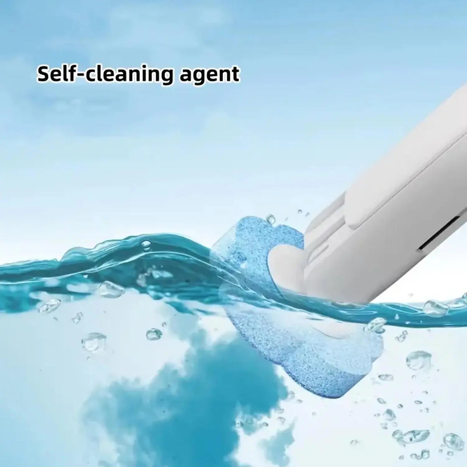 Disposable Toilet Brush Sponge Replacement Head Toilet Cleaning Brush Set No-Dead Decontamination Household Disposable Toilet Brush