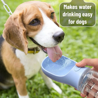Dog Water Bottle, 550Ml, Portable Dog Water Bottle, Lightweight, Leak Proof