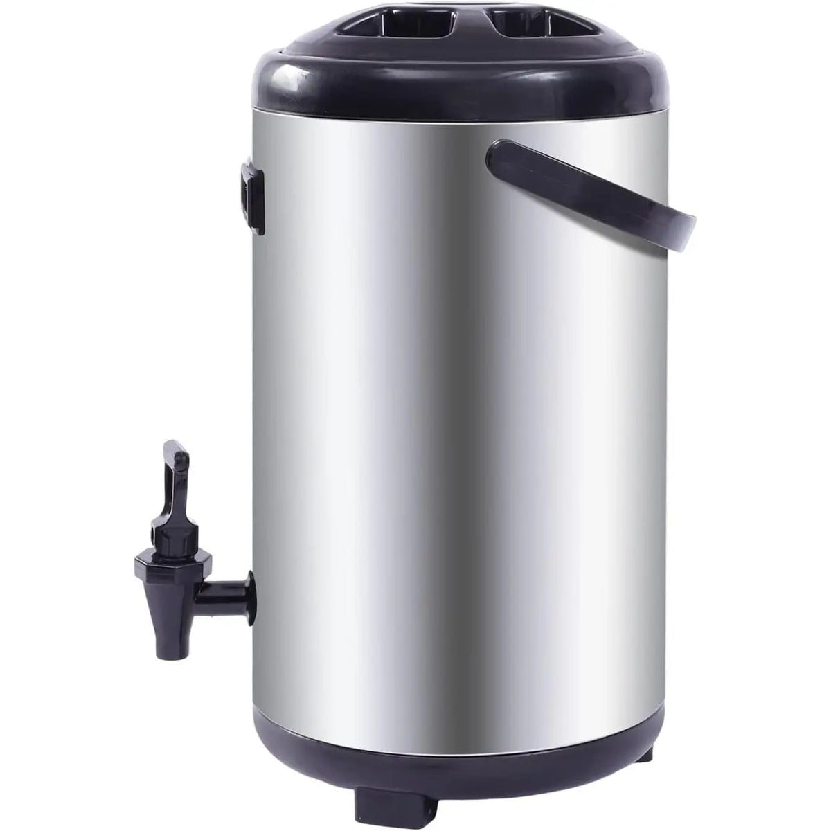 Drink Dispenser, 12L/ 3.17Gal Insulated Beverage Dispenser with Spigot for Hot Tea & Coffee, 304 Stainless Steel Hot &Cold Thermal Drink Dispenser, Portable Airpot Beverage Dispenser for Home Use