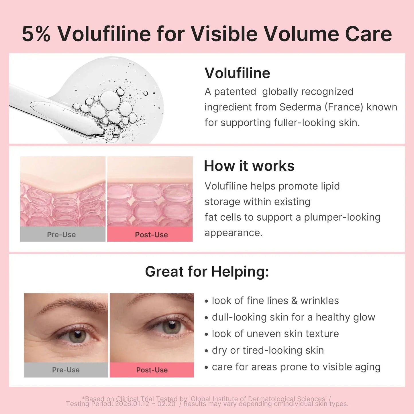 [‮Ebucidem‬] PDRN Pink Collagen Volume Multi Balm | All in One Volufiline, PDRN, NAD Stick for Youthful-Looking, Helping Look of Fine Lines, Firming Care, Anti-Aging Care | for Under-Eyes, Neck, Forehead, Smile Lines, Lip Care | Korean Skincare