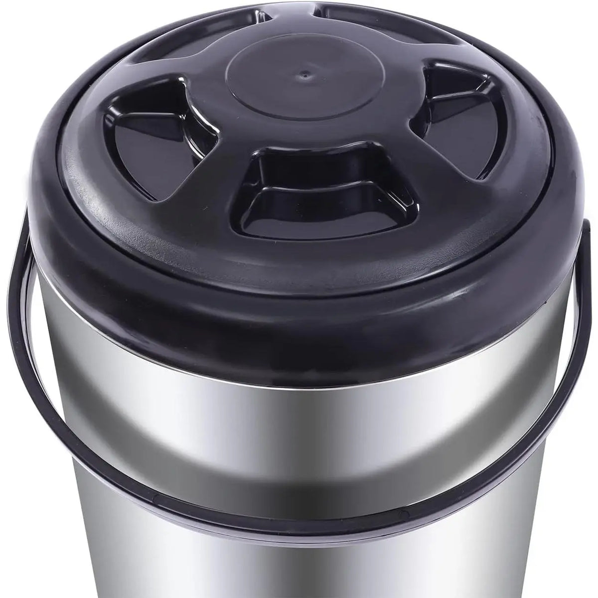 Drink Dispenser, 12L/ 3.17Gal Insulated Beverage Dispenser with Spigot for Hot Tea & Coffee, 304 Stainless Steel Hot &Cold Thermal Drink Dispenser, Portable Airpot Beverage Dispenser for Home Use