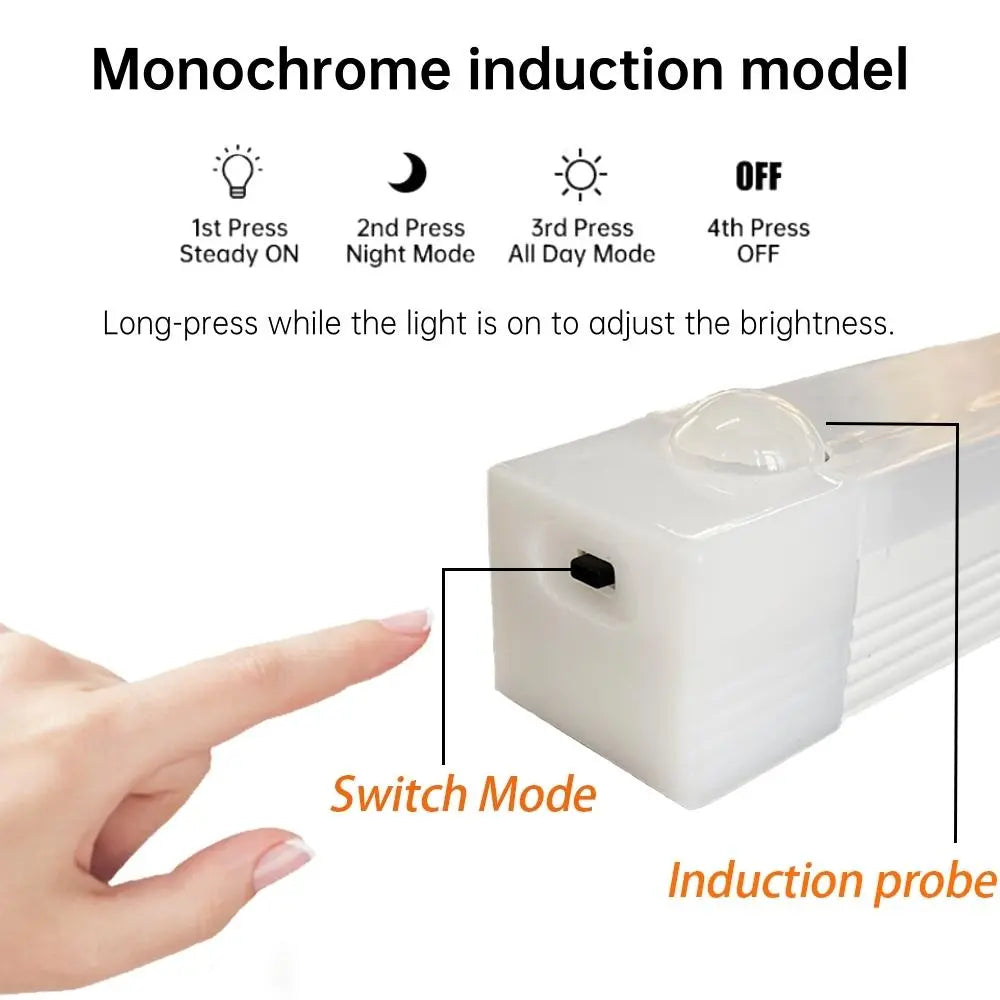 Usb-Rechargeable Wireless Cabinet Light, Smart LED Motion-Sensor Light, Magnetic Self-Adhesive Wardrobe Light, Shelf Lights, Cabinet Lighting, for Dresser, Room and Kitchen Table